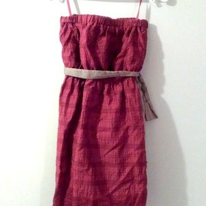 BCBGeneration Strapless Taffeta Cocktail Dress